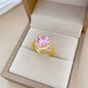 Wholesale Brass Wedding Ring With Cartoon Crown Pattern And Electroplating For Women