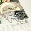 Wholesale Breast Ring Set Stainless Steel Retro Geometric Electroplating Piercing Jewelry Unisex