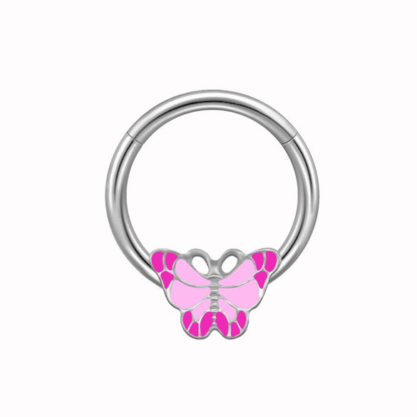 Wholesale Breast Ring Stainless Steel Animal Zodiac Niche Style Electroplated