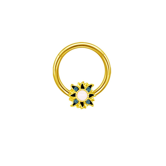 Wholesale Breast Ring Stainless Steel Animal Zodiac Niche Style Electroplated