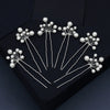 Wholesale Bridal Hair Accessories Pearl Ancient Style U Shaped Hairpin With Flower Pattern