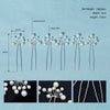 Wholesale Bridal Hair Accessories Pearl Ancient Style U Shaped Hairpin With Flower Pattern