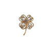Wholesale Brooch Alloy Flower Shape Electroplating Minimalist Women's Accessories