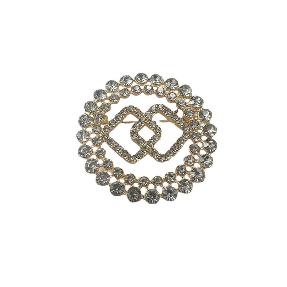 Wholesale Brooch Alloy Geometric Electroplated Women's Highend Light Luxury Clothing Accessory