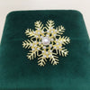 Wholesale Brooch Alloy Inlaid With Natural Freshwater Pearls Insect Snowflake Fawn Butterfly Design For Women