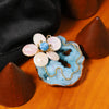 Wholesale Brooch Freshwater Pearl Crystal Flower Baroque Handmade Electroplated Cute And Sweet Style