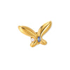 Wholesale Brooch Stainless Steel Light Luxury Style Bow Electroplating For Women