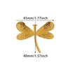 Wholesale Brooch Titanium Steel Dragonfly Insect Cartoon Characters Electroplating Women's Retro Style