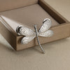 Wholesale Brooch Titanium Steel Dragonfly Insect Cartoon Characters Electroplating Women's Retro Style