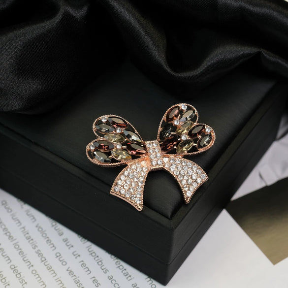 Wholesale Brooch Zinc Alloy Animal Bow Electroplated For Women And Unisex