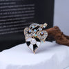 Wholesale Brooch Zinc Alloy Animal Flower Insect Leaves Geometric Dripping Oil Style