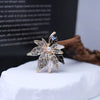 Wholesale Brooch Zinc Alloy Animal Flower Insect Leaves Geometric Dripping Oil Style