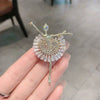 Wholesale Brooch Zinc Alloy Cartoon Character Style Electroplating For Women