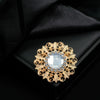 Wholesale Brooch Zinc Alloy Drop Shape Electroplating Women's Unisex Decorative Accessory