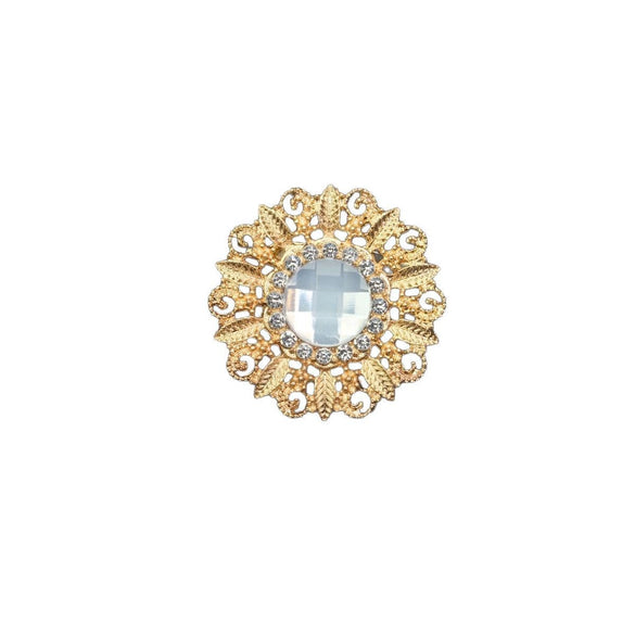 Wholesale Brooch Zinc Alloy Drop Shape Electroplating Women's Unisex Decorative Accessory
