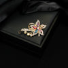 Wholesale Brooch Zinc Alloy Flower Electroplated Jewelry For Women's Clothing Accessories