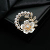 Wholesale Brooch Zinc Alloy Flower Electroplating Clothing Accessories For Female And Unisex
