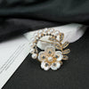 Wholesale Brooch Zinc Alloy Flower Electroplating Clothing Accessories For Female And Unisex