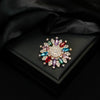Wholesale Brooch Zinc Alloy Flower Shaped Electroplated Unisex
