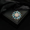Wholesale Brooch Zinc Alloy Flower Shaped Electroplated Unisex