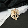 Wholesale Brooch Zinc Alloy Fruit And Leaves Shaped Electroplated For Women And Unisex