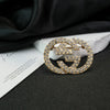 Wholesale Brooch Zinc Alloy Geometric Letter Style Electroplating Jewelry