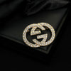 Wholesale Brooch Zinc Alloy Geometric Letter Style Electroplating Jewelry