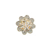 Wholesale Brooch Zinc Alloy Retro Flower Style Electroplating Antilight