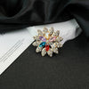 Wholesale Brooch Zinc Alloy Star Light Luxury Style Electroplated For Women And Unisex