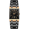 Wholesale Business Quartz Waterproof Square Men's Watch With Alloy Case And Strap Mineral Reinforced Glass Mirror Stainless Steel Single Folding Buckle And Printed Logo