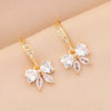Wholesale Butterfly Earrings For Women Metal With Bow Design Electroplated