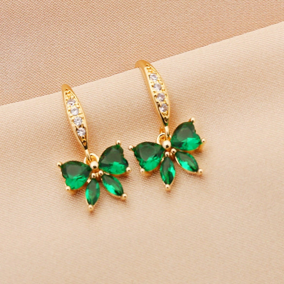Wholesale Butterfly Earrings For Women Metal With Bow Design Electroplated