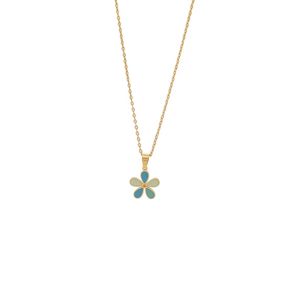 Wholesale Butterfly Elephant Pendant Palm Eye Stainless Steel Necklace With O Shaped Chain And Dripping Oil Treatment For Women Featuring Animal Pattern