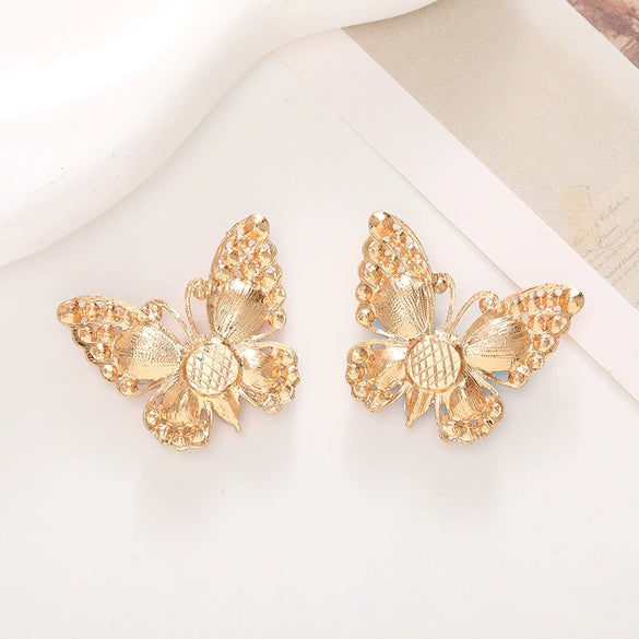 Wholesale Butterfly Hole Shoes Diy Accessories Crystal Gem Alloy Jewelry Material For Women With Electroplating And Animal Patterns For Phone Case