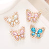 Wholesale Butterfly Hole Shoes Diy Accessories Crystal Gem Alloy Jewelry Material For Women With Electroplating And Animal Patterns For Phone Case