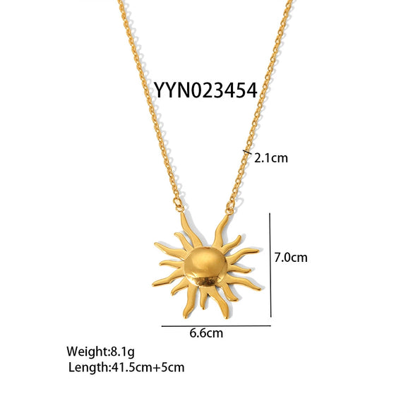 Wholesale Butterfly Love Pendant High Sense Clavicle Chain For Autumn And Winter Sweaters Stainless Steel Jewelry With Electroplating Pvd Furnace Real Gold And Animal Pattern