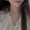 Wholesale Butterfly Ochain Necklace 925 Sterling Silver Diamond Plated Bow Light Luxury Animal Style For Women