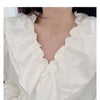 Wholesale Butterfly Ochain Necklace 925 Sterling Silver Diamond Plated Bow Light Luxury Animal Style For Women