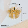 Wholesale Butterfly Pendant Necklace Copper Animal Zodiac Electroplating Simple Design Women's Accessories