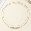 Wholesale Butterfly Wing Heart Bead Zinc Alloy Body Chain For Women