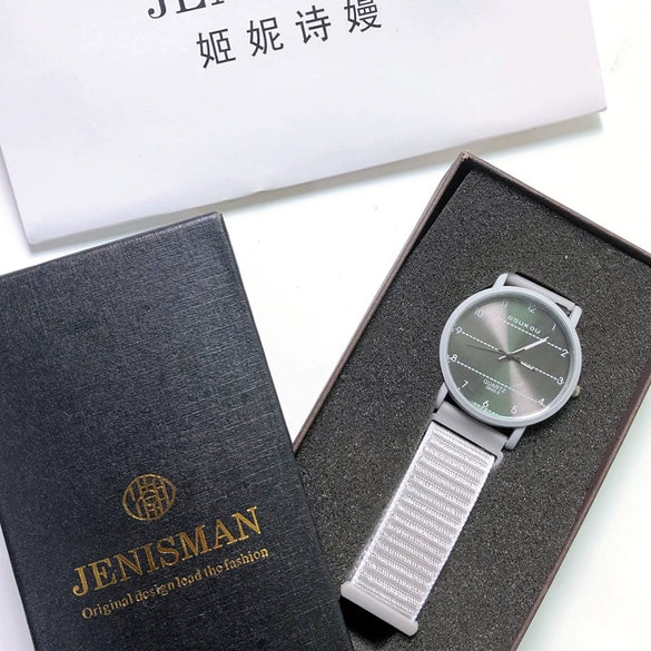 Wholesale Canvas Girly Heart Titanium Alloy Quartz Watch