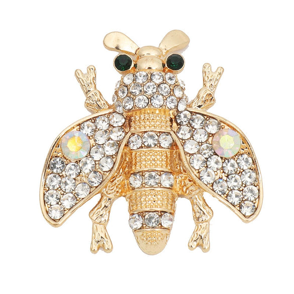 Wholesale Car Air Outlet Accessories Small Animal Bee Pattern Alloy Electroplated Handposted Drill