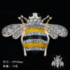 Wholesale Car Air Outlet Accessories Small Animal Bee Pattern Alloy Electroplated Handposted Drill