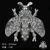 Wholesale Car Air Outlet Accessories Small Animal Bee Pattern Alloy Electroplated Handposted Drill