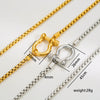 Wholesale Carabiner Necklace Stainless Steel Titanium Steel Geometric Style Electroplating For Men And Women