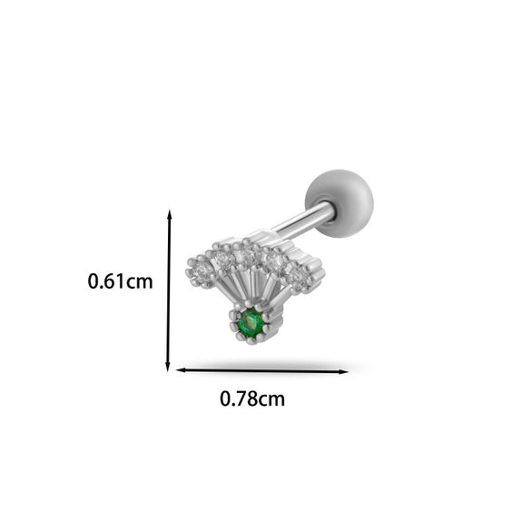 Wholesale Cartilage Puncture Ear Bone Nail Copper Flower Style