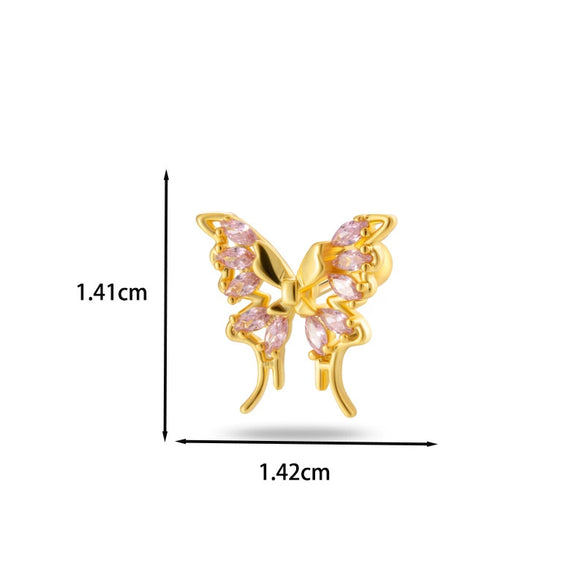 Wholesale Cartilage Puncture Ear Bone Nail Copper Flower Style