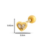 Wholesale Cartilage Puncture Ear Bone Nail Copper Flower Style