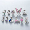 Wholesale Cartilage Puncture Ear Bone Nail Copper Flower Style