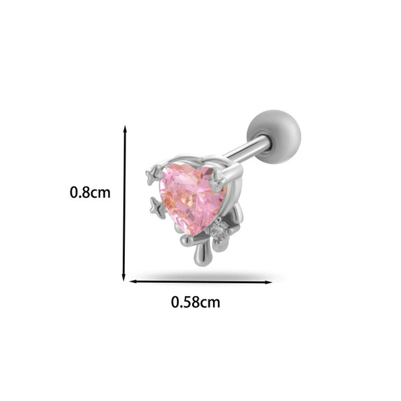 Wholesale Cartilage Puncture Ear Bone Nail Copper Flower Style